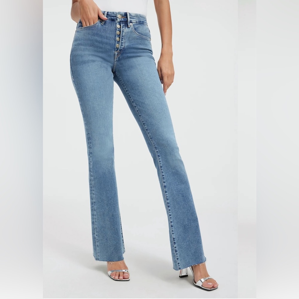 Good American, Good Legs Flare Jeans